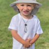 688c3a42ec8dd6638847b47b1afddf5cdfed59d86c6c82215d7a1.jpg Baby Sun Hat Toddler Kids Boys Girls Wide Brim Beach Hats with Sunglasses UPF 50+ Plain Caps with Neck Flap