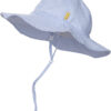 Baby & Toddler Wide Brim Sun Hats UPF 50+ Sun Protection Bucket Cap Cute Adjustable Hat in Seersucker