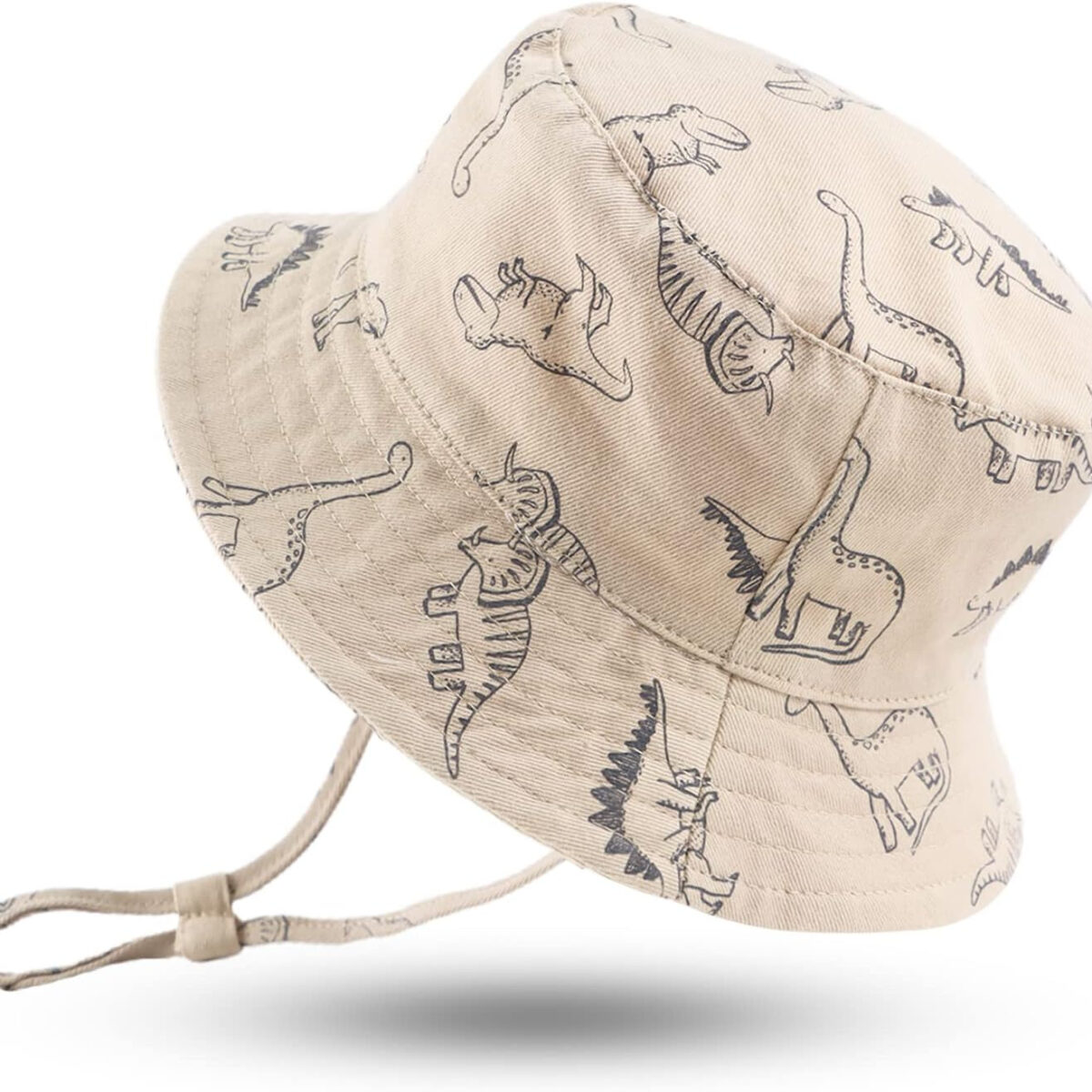 JANGANNSA Dinosaur Baby Boys Sun Hat Cotton Toddler Girls Bucket Hats Summer Sun Protect Cap for Kids