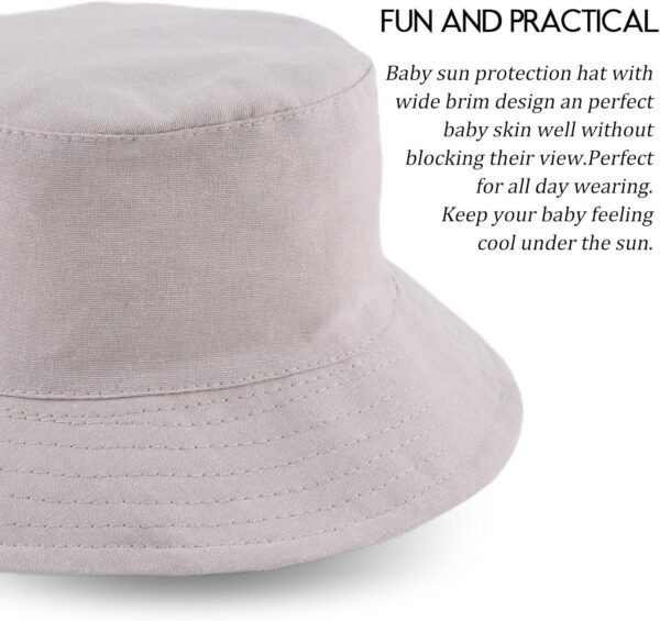 JANGANNSA Dinosaur Baby Boys Sun Hat Cotton Toddler Girls Bucket Hats Summer Sun Protect Cap for Kids