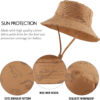JANGANNSA Dinosaur Baby Boys Sun Hat Cotton Toddler Girls Bucket Hats Summer Sun Protect Cap for Kids