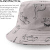 JANGANNSA Dinosaur Baby Boys Sun Hat Cotton Toddler Girls Bucket Hats Summer Sun Protect Cap for Kids