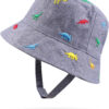 JANGANNSA Dinosaur Baby Boys Sun Hat Cotton Toddler Girls Bucket Hats Summer Sun Protect Cap for Kids