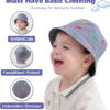 JANGANNSA Dinosaur Baby Boys Sun Hat Cotton Toddler Girls Bucket Hats Summer Sun Protect Cap for Kids