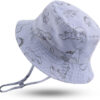 JANGANNSA Dinosaur Baby Boys Sun Hat Cotton Toddler Girls Bucket Hats Summer Sun Protect Cap for Kids