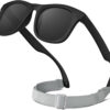 RIVBOS Baby Sunglasses Boys&Girls with Strap UV400 Polarized Flexible for Toddler,Infant and Newborn(0-24month) RBK0231