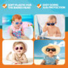 RIVBOS Baby Sunglasses Boys&Girls with Strap UV400 Polarized Flexible for Toddler,Infant and Newborn(0-24month) RBK0231