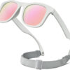 RIVBOS Baby Sunglasses Boys&Girls with Strap UV400 Polarized Flexible for Toddler,Infant and Newborn(0-24month) RBK0231