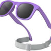 RIVBOS Baby Sunglasses Boys&Girls with Strap UV400 Polarized Flexible for Toddler,Infant and Newborn(0-24month) RBK0231