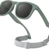RIVBOS Baby Sunglasses Boys&Girls with Strap UV400 Polarized Flexible for Toddler,Infant and Newborn(0-24month) RBK0231
