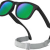 RIVBOS Baby Sunglasses Boys&Girls with Strap UV400 Polarized Flexible for Toddler,Infant and Newborn(0-24month) RBK0231
