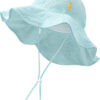 HONGTEYA Baby Sun Hat Toddler Girl Beach Hat Adjustable Outdoor Summer Hat UPF 50+ Sun Protection Wide Brim Infant Kids