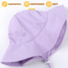 HONGTEYA Baby Sun Hat Toddler Girl Beach Hat Adjustable Outdoor Summer Hat UPF 50+ Sun Protection Wide Brim Infant Kids
