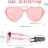 COASION Baby's First Sunglasses with Strap, Unbreakable Polarized Newborn Infant Heart Sunglasses for Ages 0-24 Months