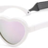 COASION Baby's First Sunglasses with Strap, Unbreakable Polarized Newborn Infant Heart Sunglasses for Ages 0-24 Months