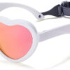 COASION Baby's First Sunglasses with Strap, Unbreakable Polarized Newborn Infant Heart Sunglasses for Ages 0-24 Months