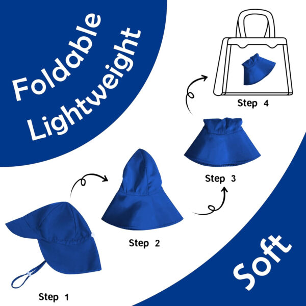 2 Pack Baby Sun Hats UPF 50+ Toddler Beach Hat for Girls Boys 0-4 Years