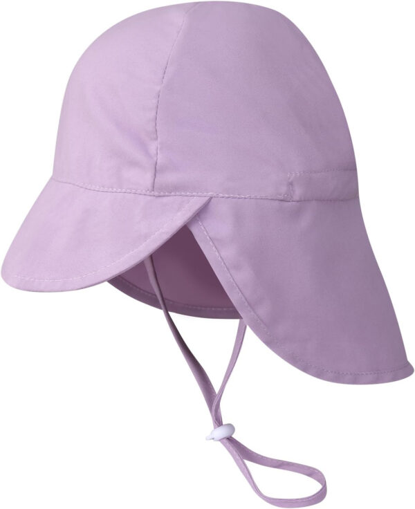 2 Pack Baby Sun Hats UPF 50+ Toddler Beach Hat for Girls Boys 0-4 Years