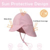 2 Pack Baby Sun Hats UPF 50+ Toddler Beach Hat for Girls Boys 0-4 Years