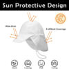 2 Pack Baby Sun Hats UPF 50+ Toddler Beach Hat for Girls Boys 0-4 Years