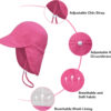 2 Pack Baby Sun Hats UPF 50+ Toddler Beach Hat for Girls Boys 0-4 Years