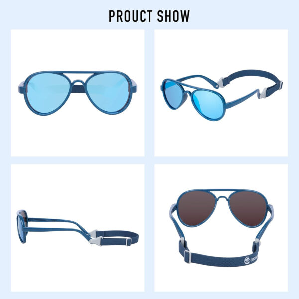 688c3e84a2ea65dc8742c30202e517f5348d76c54b282b82cee88.jpg COCOSAND Baby Boys Girls Aviator Sunglasses with Strap Polarized Flexible Retro Pilot for Infants Toddler Age 0-24 Months