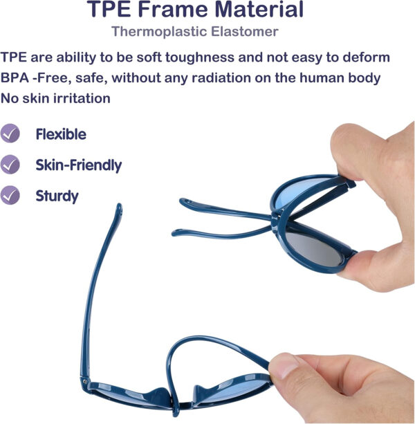 688c3e8728f3121fbda184c8d2e1b66ed4c431770709e09de655c.jpg COCOSAND Baby Boys Girls Aviator Sunglasses with Strap Polarized Flexible Retro Pilot for Infants Toddler Age 0-24 Months