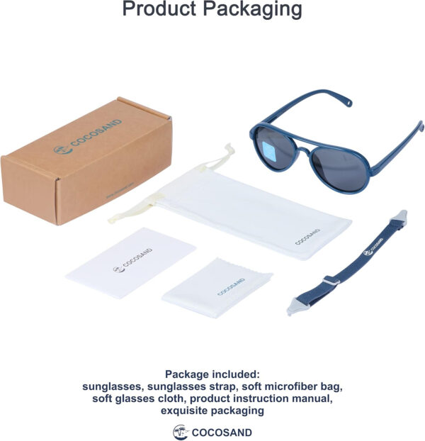 688c3eb86bc27ddadee688b45e48f82f5a79286237c5875f0648c.jpg COCOSAND Baby Boys Girls Aviator Sunglasses with Strap Polarized Flexible Retro Pilot for Infants Toddler Age 0-24 Months