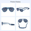 688c3ebaad81cf336b99b39902fc033342a9254a3a3a29a03a17c.jpg COCOSAND Baby Boys Girls Aviator Sunglasses with Strap Polarized Flexible Retro Pilot for Infants Toddler Age 0-24 Months