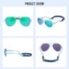 688c3ebe5664e0eea79e0d0cd0f5a1d8bdc888054266196404d93.jpg COCOSAND Baby Boys Girls Aviator Sunglasses with Strap Polarized Flexible Retro Pilot for Infants Toddler Age 0-24 Months