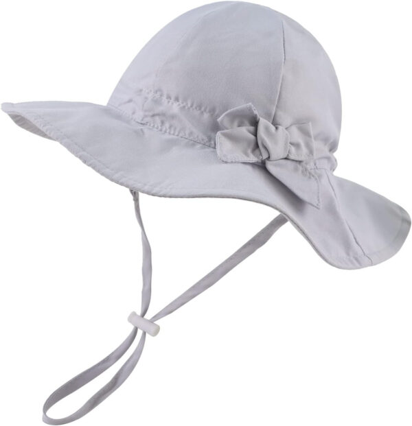 Bow Baby Girls Bucket Hat Infant Toddler Summer Cap Sun Protect Kids Hat for Girls