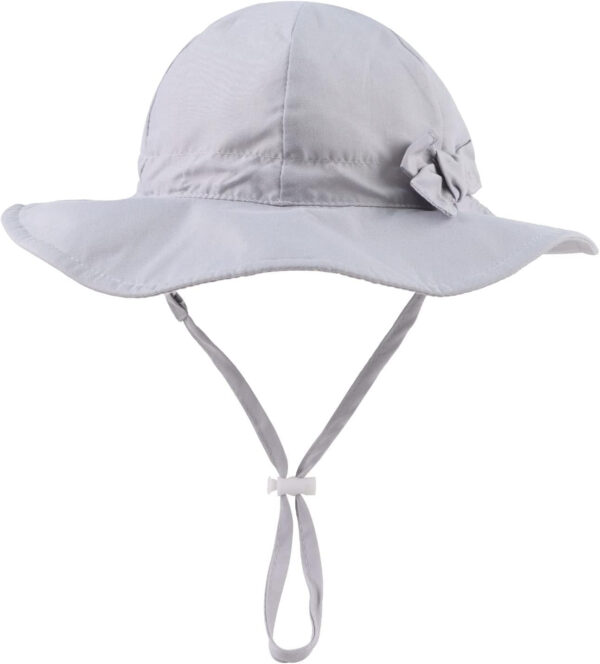 Bow Baby Girls Bucket Hat Infant Toddler Summer Cap Sun Protect Kids Hat for Girls