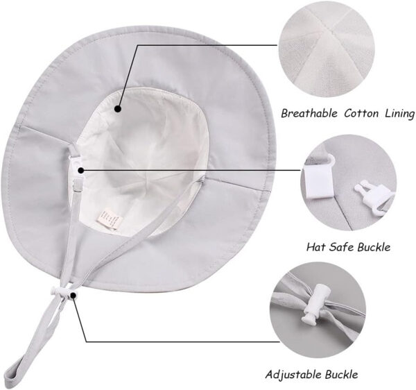 Bow Baby Girls Bucket Hat Infant Toddler Summer Cap Sun Protect Kids Hat for Girls