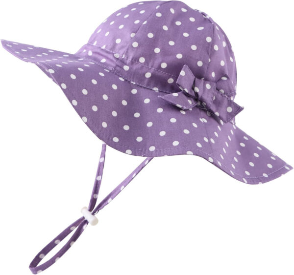 Bow Baby Girls Bucket Hat Infant Toddler Summer Cap Sun Protect Kids Hat for Girls
