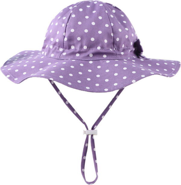 Bow Baby Girls Bucket Hat Infant Toddler Summer Cap Sun Protect Kids Hat for Girls