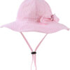 Bow Baby Girls Bucket Hat Infant Toddler Summer Cap Sun Protect Kids Hat for Girls