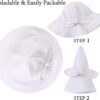 Bow Baby Girls Bucket Hat Infant Toddler Summer Cap Sun Protect Kids Hat for Girls