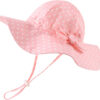 Bow Baby Girls Bucket Hat Infant Toddler Summer Cap Sun Protect Kids Hat for Girls