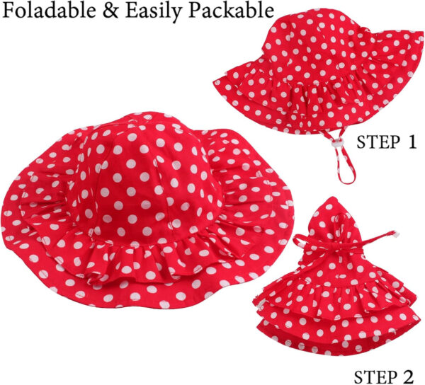 Bow Baby Girls Bucket Hat Infant Toddler Summer Cap Sun Protect Kids Hat for Girls