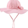Bow Baby Girls Bucket Hat Infant Toddler Summer Cap Sun Protect Kids Hat for Girls