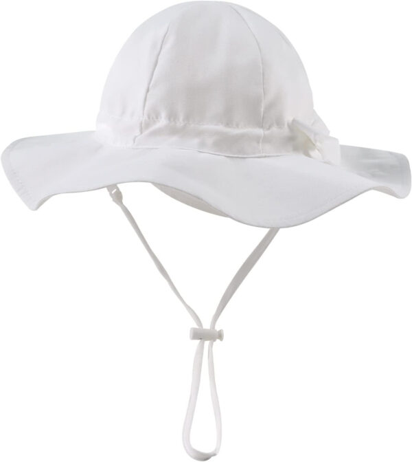Bow Baby Girls Bucket Hat Infant Toddler Summer Cap Sun Protect Kids Hat for Girls