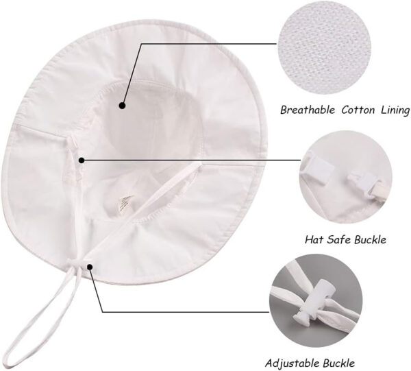 Bow Baby Girls Bucket Hat Infant Toddler Summer Cap Sun Protect Kids Hat for Girls