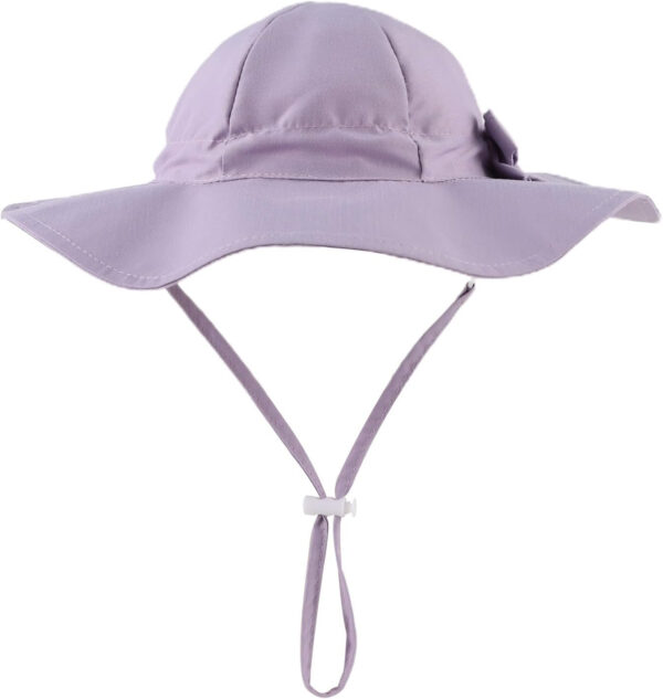 Bow Baby Girls Bucket Hat Infant Toddler Summer Cap Sun Protect Kids Hat for Girls