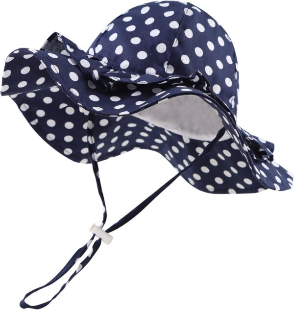 Bow Baby Girls Bucket Hat Infant Toddler Summer Cap Sun Protect Kids Hat for Girls