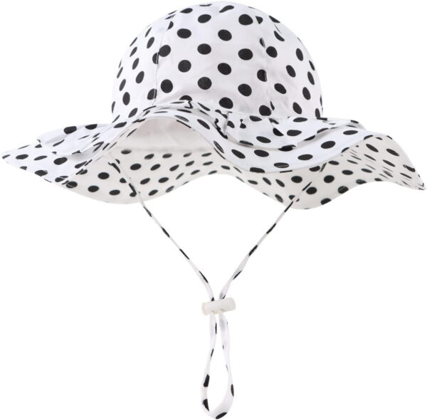 Bow Baby Girls Bucket Hat Infant Toddler Summer Cap Sun Protect Kids Hat for Girls