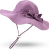 Bow Baby Girls Bucket Hat Infant Toddler Summer Cap Sun Protect Kids Hat for Girls