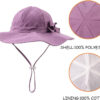 Bow Baby Girls Bucket Hat Infant Toddler Summer Cap Sun Protect Kids Hat for Girls