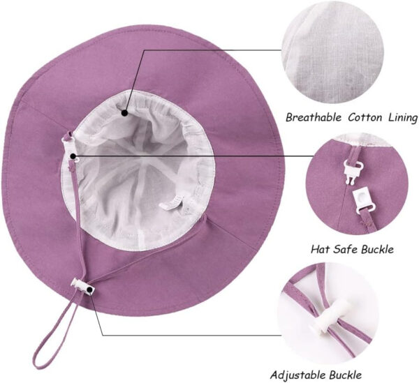 Bow Baby Girls Bucket Hat Infant Toddler Summer Cap Sun Protect Kids Hat for Girls