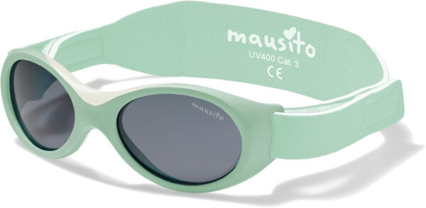 Mausito BABY sunglasses 0-24 months | Flexible BPA-Free infant sunglasses with adjustable strap | 100% UV Protection Sunnies