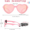 COASION Baby's First Sunglasses with Strap, 3 Pack Unbreakable Polarized Newborn Infant Heart Sunglasses for Ages 0-24 Months